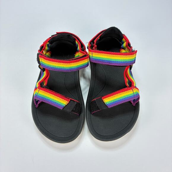 Teva Hurricane XLT 2 Rainbow Black Outdoor Hiking Sandals 1019390C Youth Size 11 - Picture 3 of 8